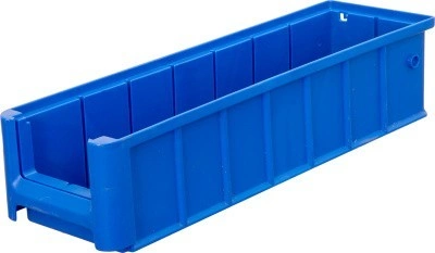 Ящик сплошной 400×117×90 мм, объем 4.21 л., арт.: SK 4109, синий, код: 12372