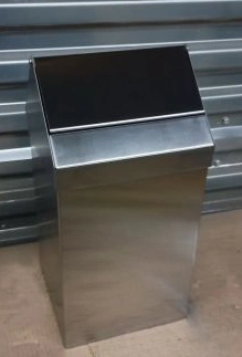 Урна Эклипс, 200х200х400 мм, шлифованная 12 л