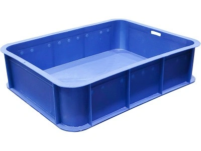 Ящик сплошной 430×330×110 мм, объем 12 л., арт.: 405, синий, код: 00432