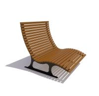 Шезлонг "Сочи" (лиственница)