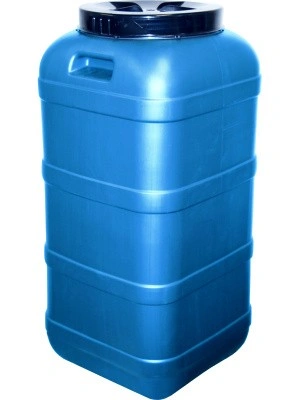 Бидон пластиковый 120 литр, арт.: ФЛ-120Н, синий, код: 14883
