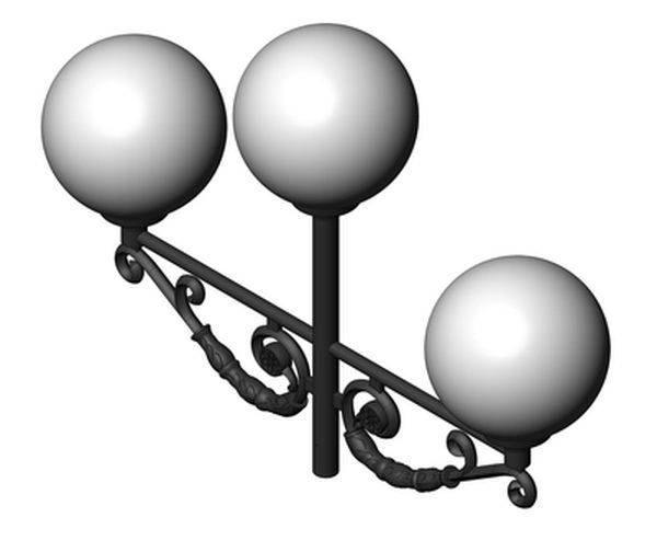 Фонарный столб А-12-3 со светильниками 5,131 м