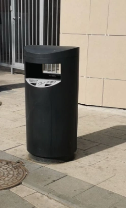 Урна-пепельница Терминал, 500х1040 мм, шлифованная, 60 л