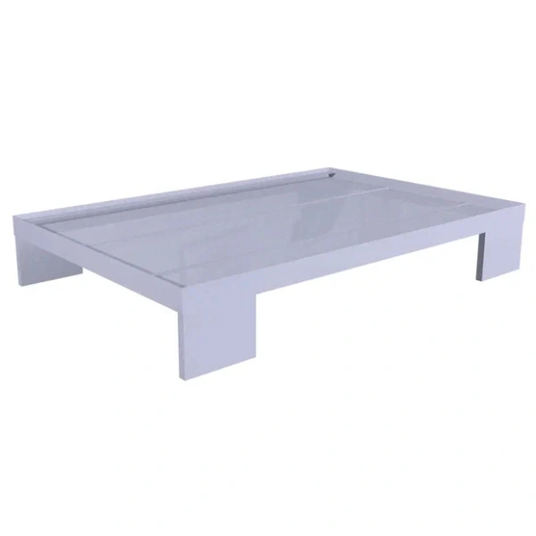 Металлический поддон для бочек ПДМ-08-02 1250x630x140 мм Серый