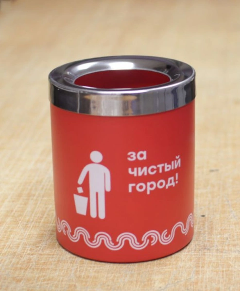 Емкость Прикассовая с наклейкой, 125х141 мм для метрополитена