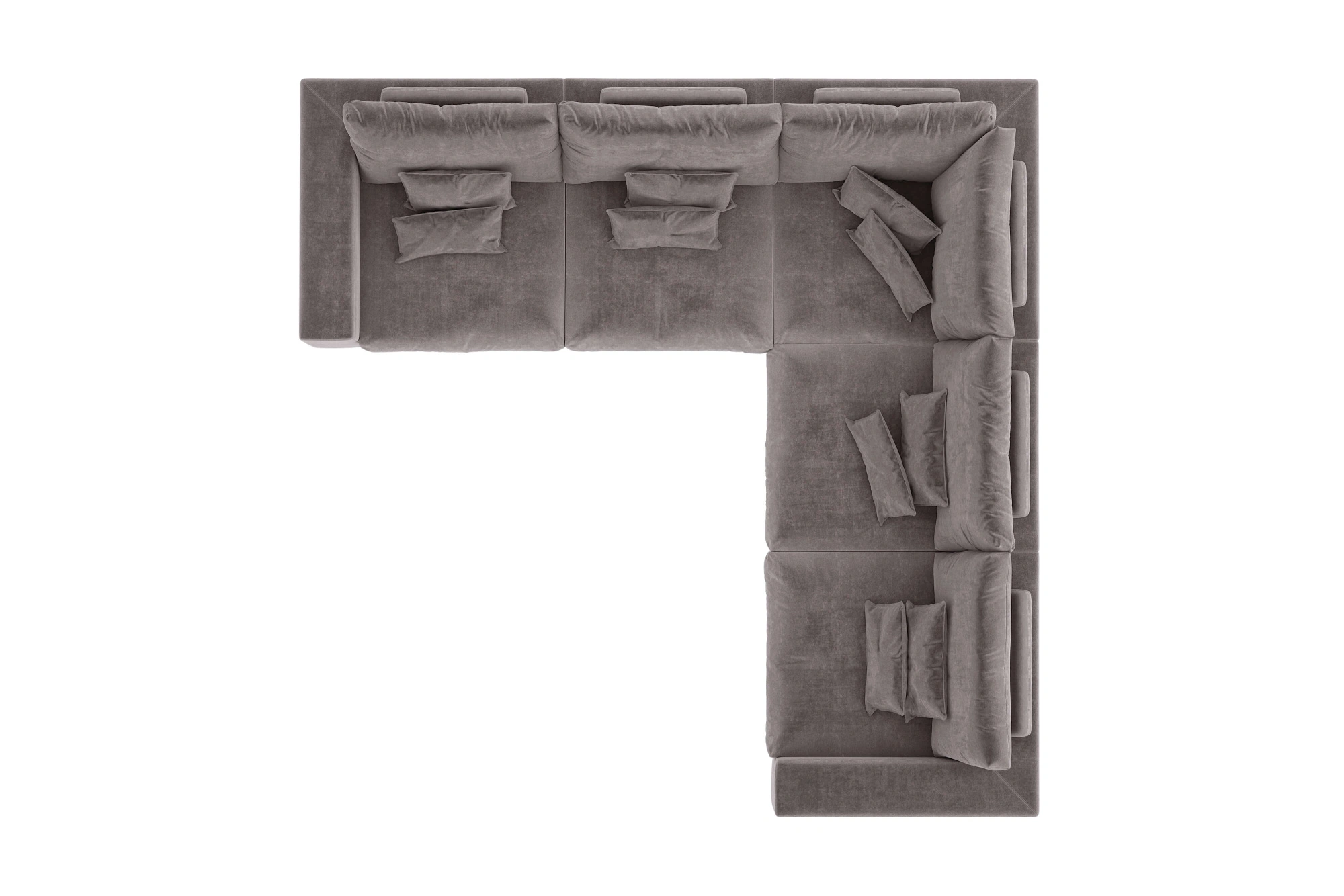 Диван Элизиум 5 модулей Вельвет-люкс - премиум