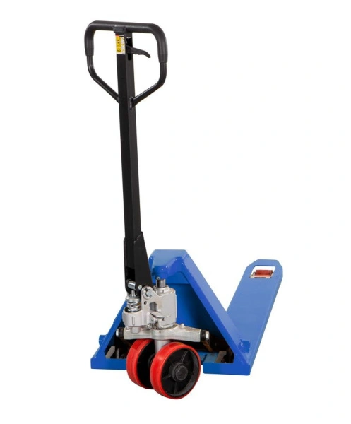 Тележка гидравлическая низкопрофильная 51 мм 2000 кг 1150 мм нейлоновые колеса TOR RHP(BF) PRO