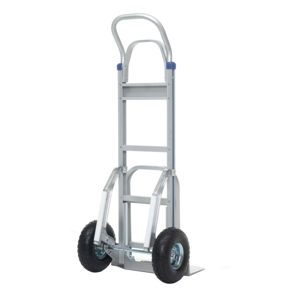 Тележка алюминиевая 2-х колесная с откидной полкой FW-88А