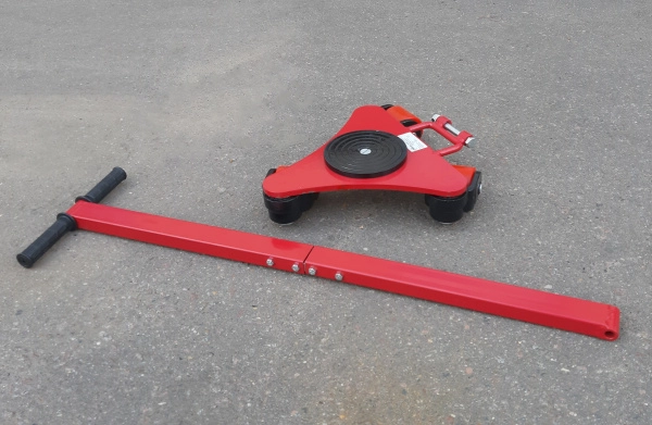 Поворотная такелажная тележка Стелла-техник CRP-2 грузоподъемность 2т