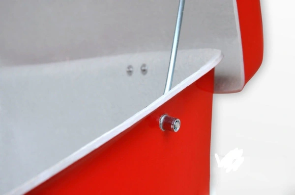 Ящик для песка Boxsand на колесах, объем 0,5 м3 двухсекционный с лопатой