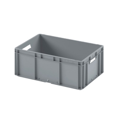 Евроконтейнер ЕС-6422.3 с усиленным дном и открытыми ручками, 600х400х220 мм 