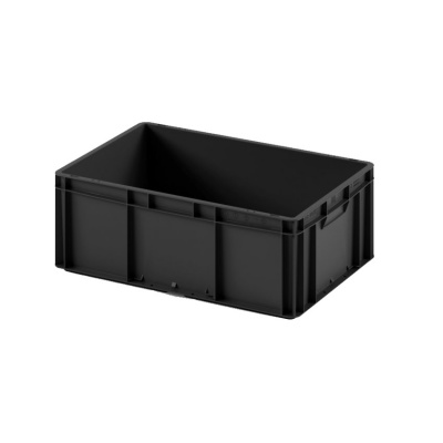 Евроконтейнер ЕС-6422.4 с усиленным дном и закрытыми ручками, 600х400х220 мм