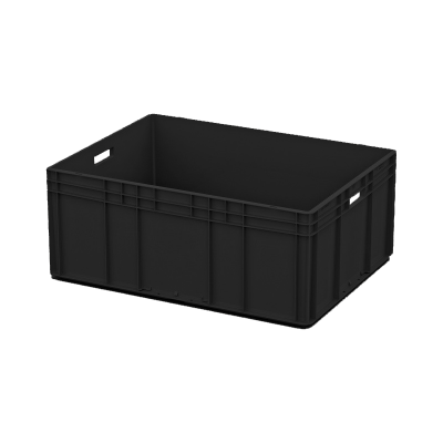 Евроконтейнер ЕС-8632.3 с усиленным дном и открытыми ручками, 800х600х320 мм 