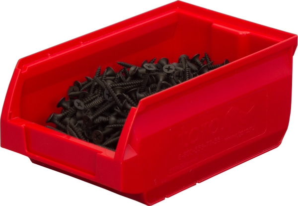 Ящик сплошной 170×105×75 мм, объем 1.34 л., арт.: 5001, синий, код: 10033