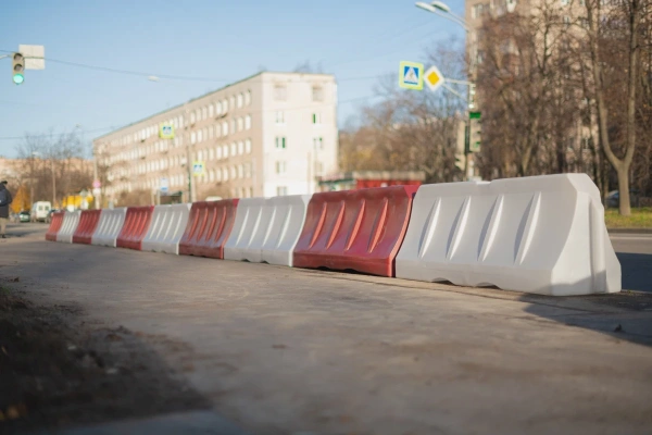 Дорожный блок 1200 белый